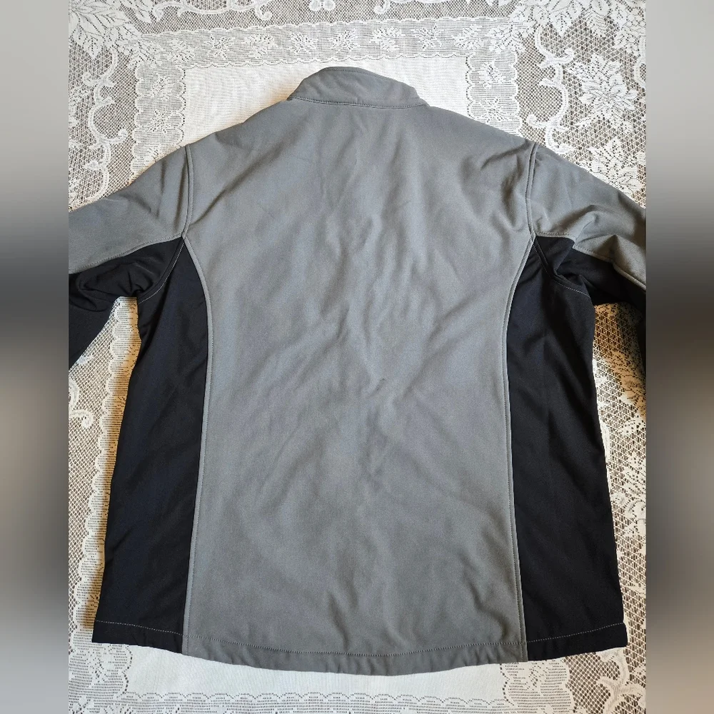Clique Men's Gray and Black Performance Jacket Size XL
